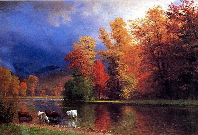 On_the_Sac, Albert Bierstadt